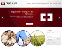 Tablet Screenshot of cruzsuiza.com